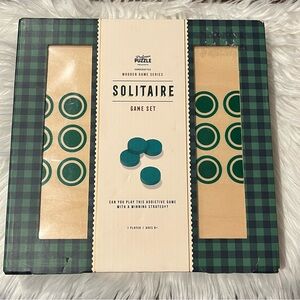 Professor Puzzle Wooden Game Series Solitaire Game Set, Board Game